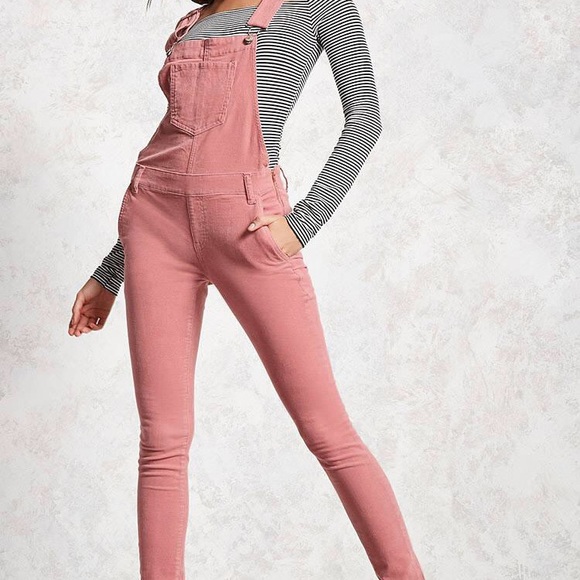 pink overalls forever 21